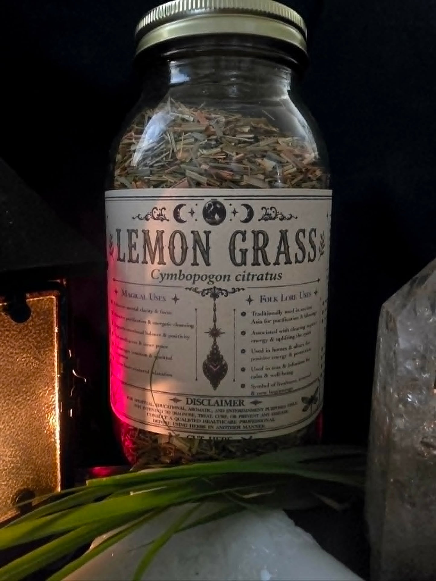 Lemongrass (Cymbopogon citratus) Organic