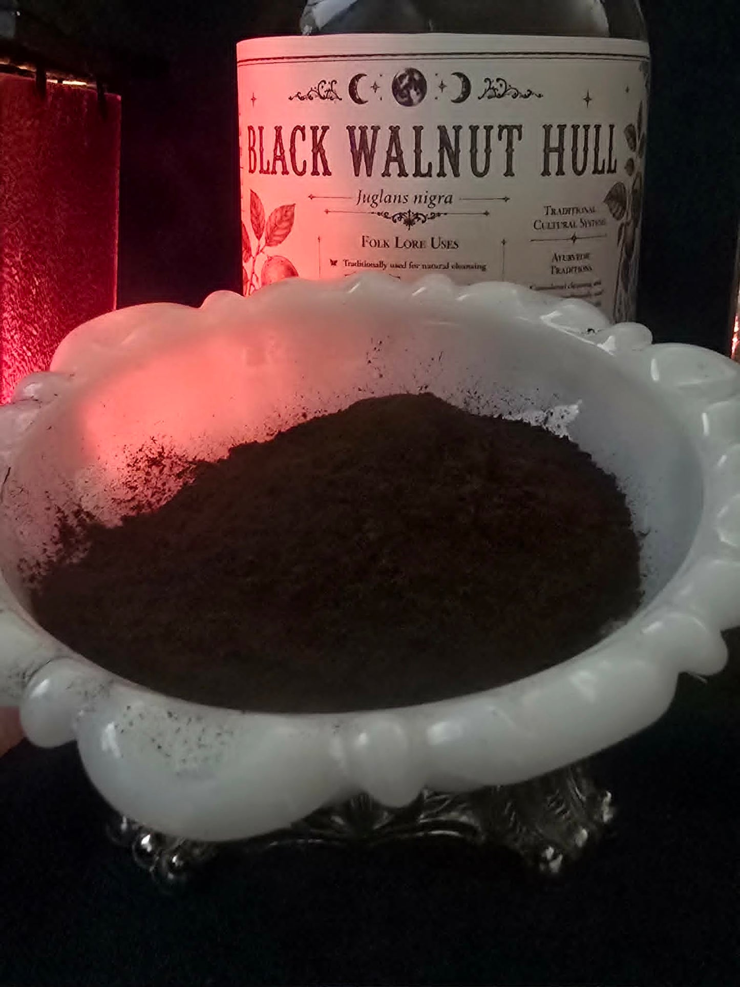 Black Walnut Hull (Juglans nigra) Wild Crafted
