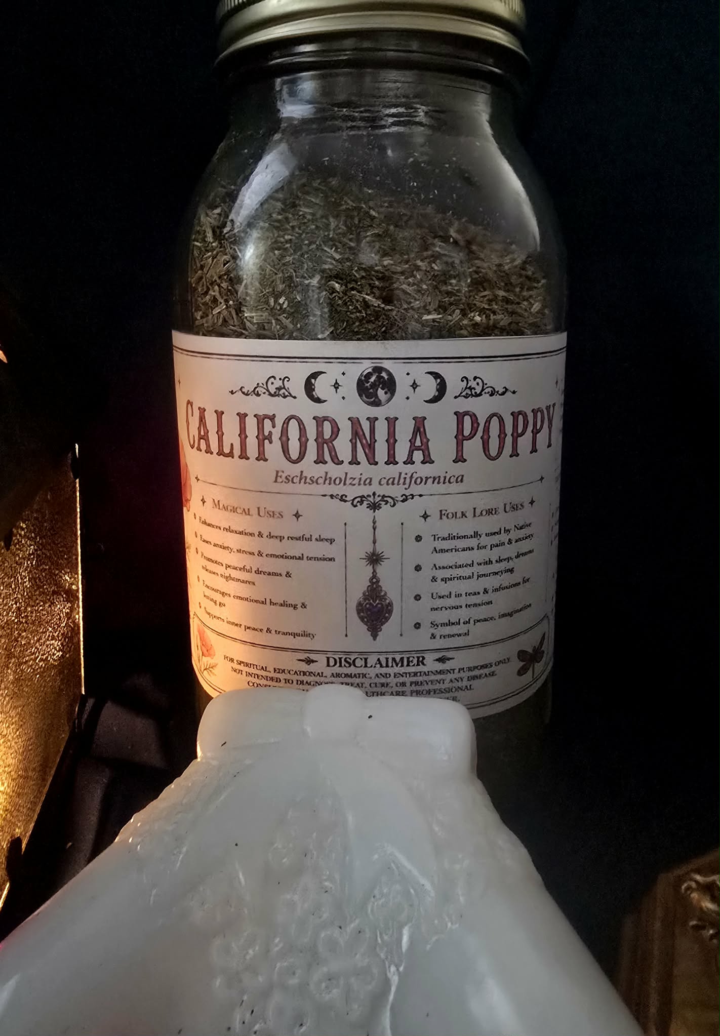 California Poppy (Eschscholzia californica) Organic