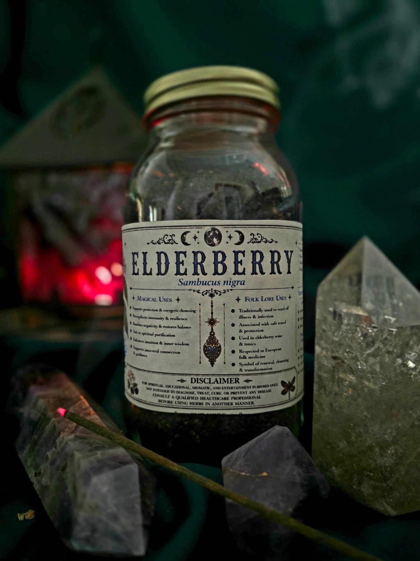 Elderberries (Sambucus nigra) Organic