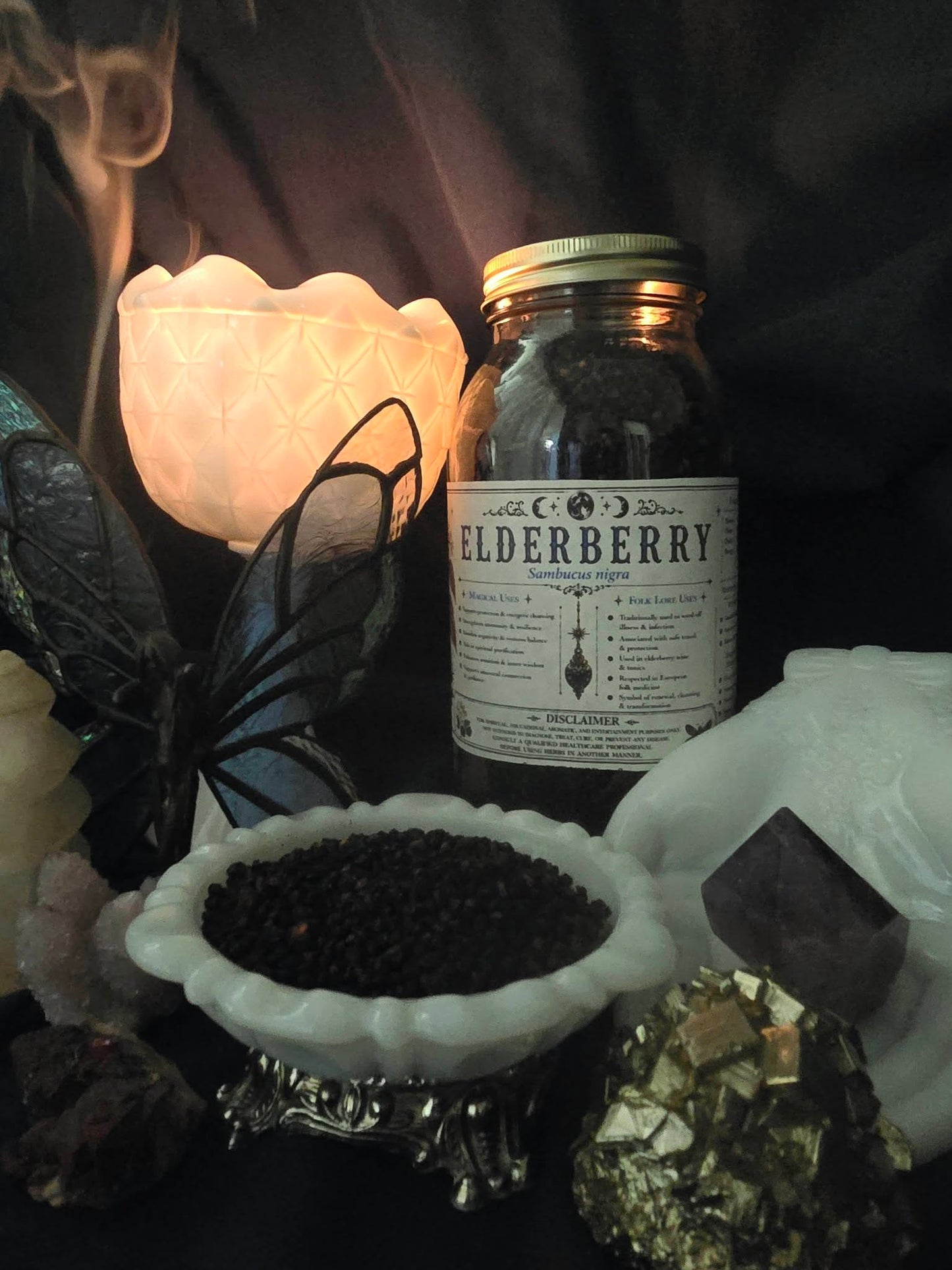Elderberries (Sambucus nigra) Organic