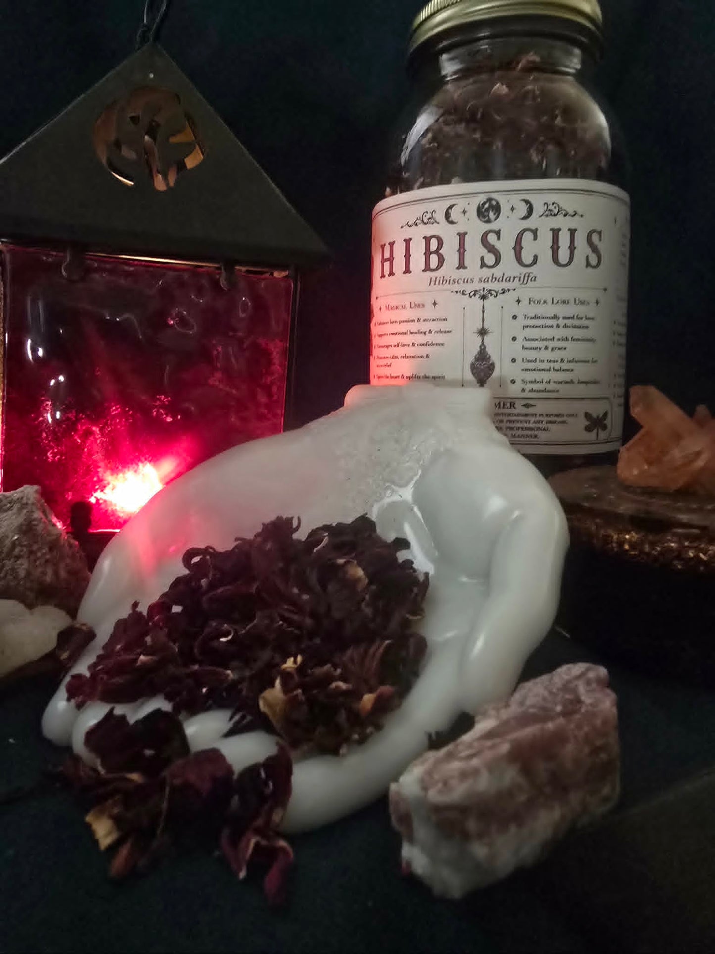 Hibiscus Flower Whole (Hibiscus sabdariffa) Organic
